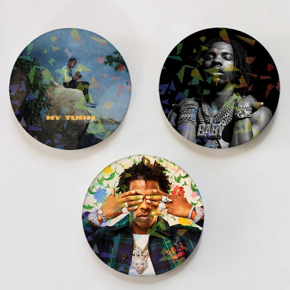 Rapper L-Lil Baby Laser Button - Baby Clothing Japan review and price