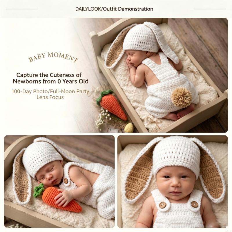 Baby Clothing Products - Crochet Knitted Newborn Photography Props Clothes
