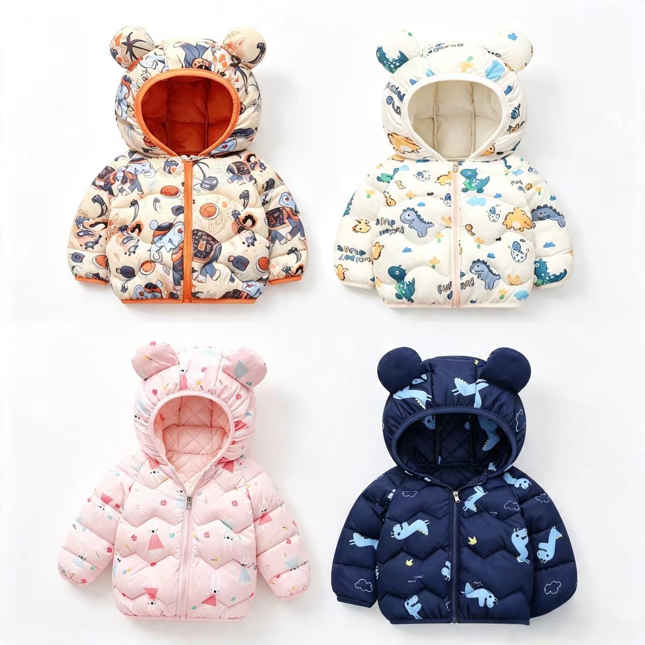 Children's Coat Baby Cartoon J - Baby Clothing Zip review and price