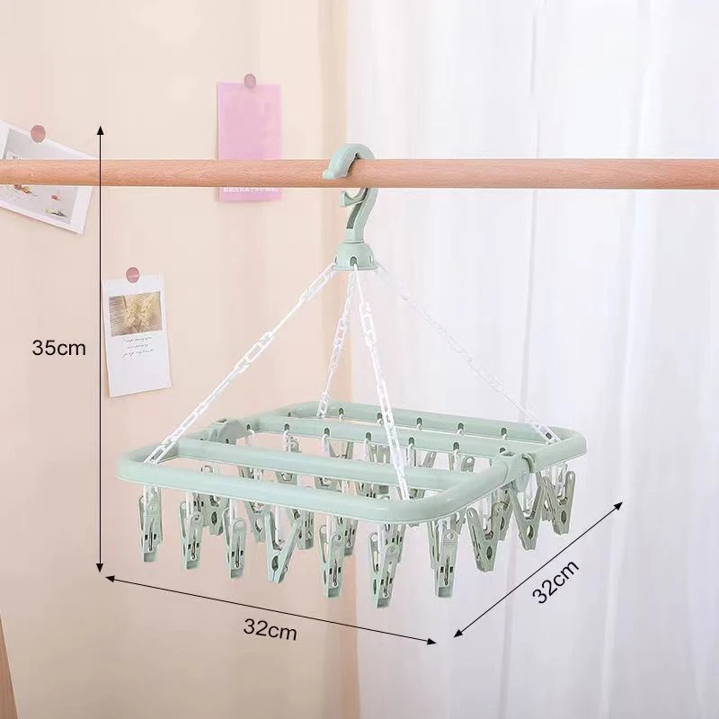 Clothes Drying Hanger with 32  - Baby Clothing Hanging Rack review and price