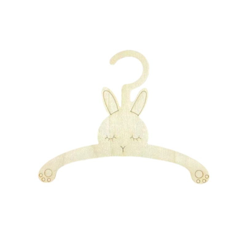 20PCS Cute Wooden Clothes Hang - Baby Clothing Hanging Rack review and price