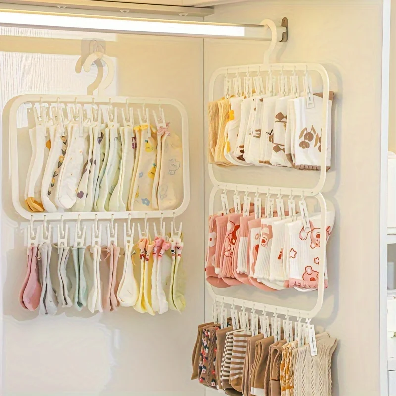 Household Multi-clip Baby Hang - Baby Clothing Hanging Rack review and price