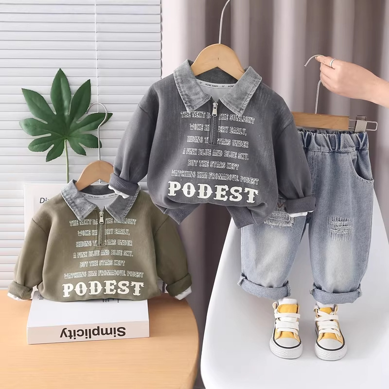2026 Korean Style Kids 2PCS Cl - Baby Clothing Zip review and price